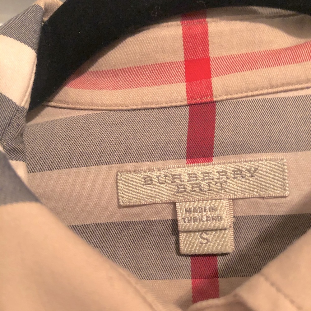 Burberry Button-Down Collared Shirt - image 7